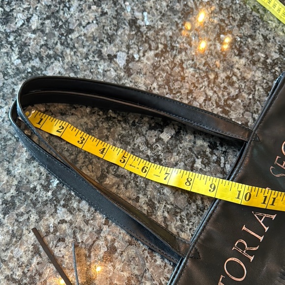 Victoria's Secret Black Fringe Tote with Cascading Tassels - Picture 9 of 12